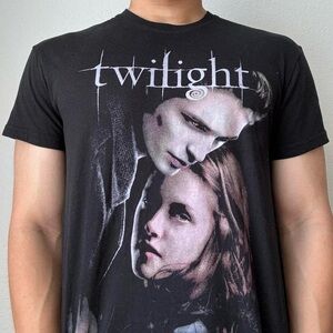 The Twilight Saga Movie Promo Black Graphic T-Shirt